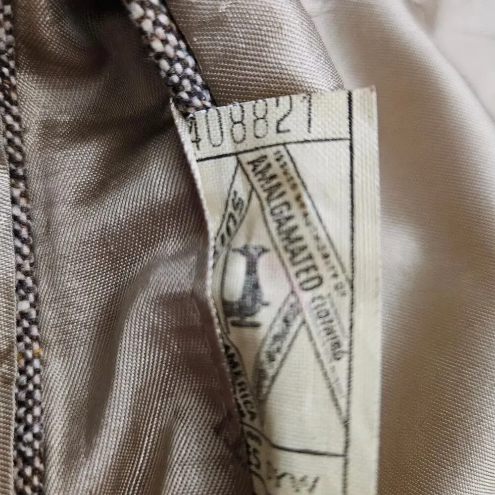 Vintage NinoCerruti RueRoyale Wallachs Tweed Sport Coat Academia Retro Prof Prep